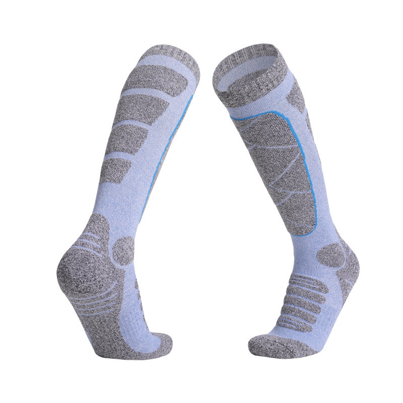 Thick ski socks for long-sleeved sports