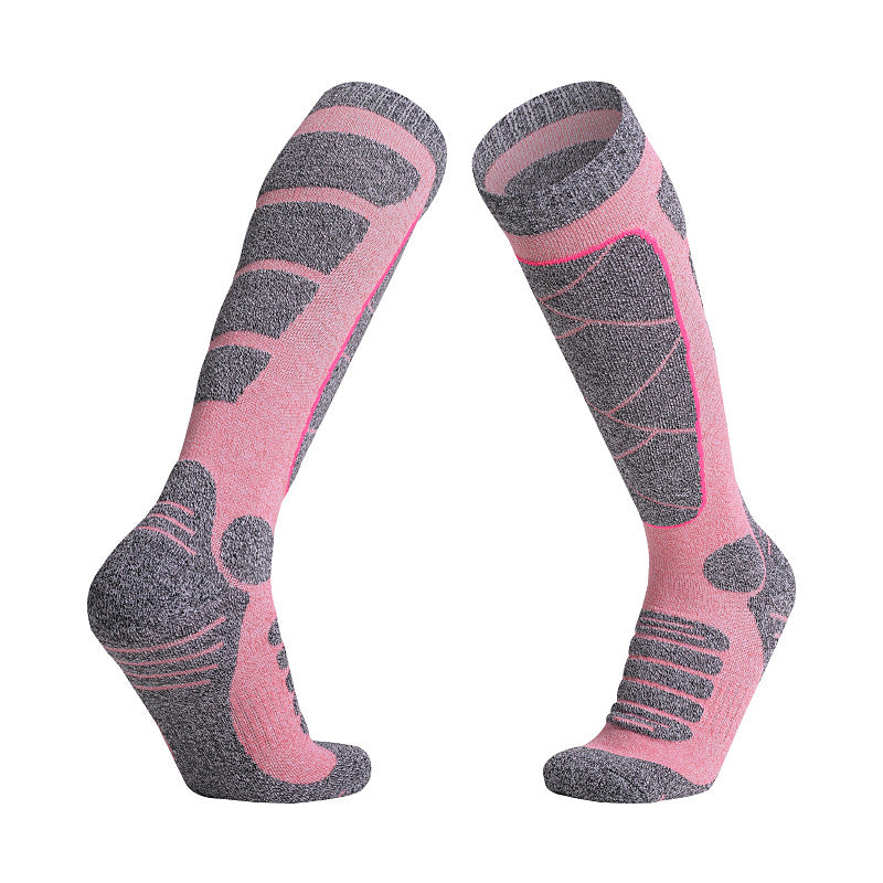 Thick ski socks for long-sleeved sports