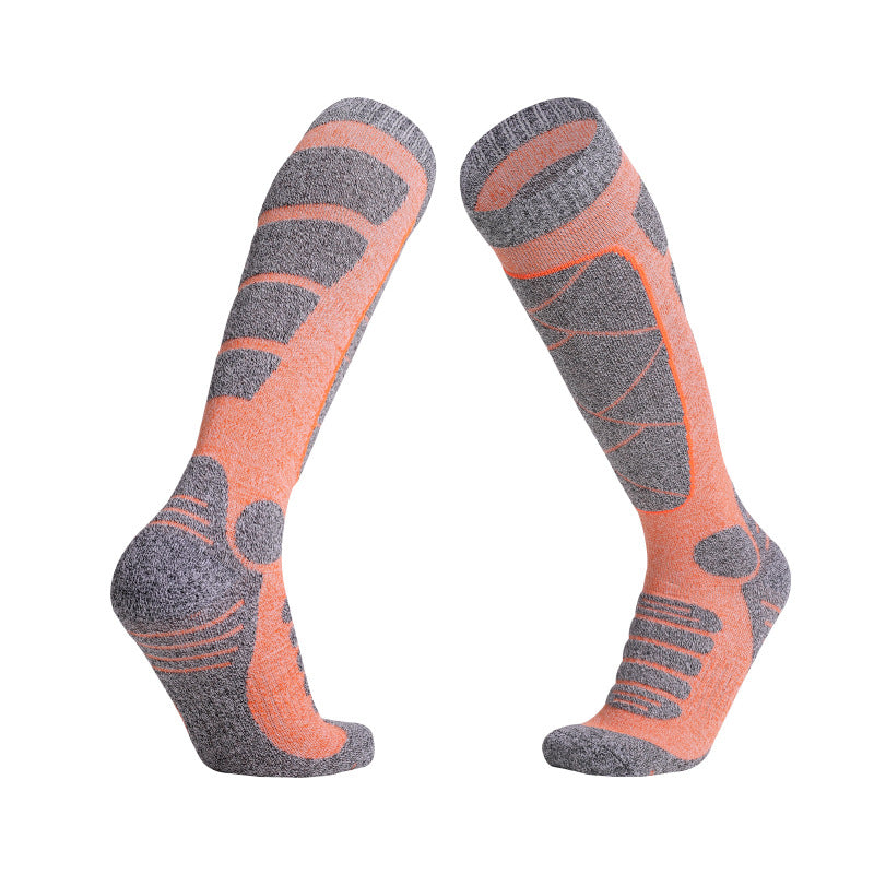 Thick ski socks for long-sleeved sports