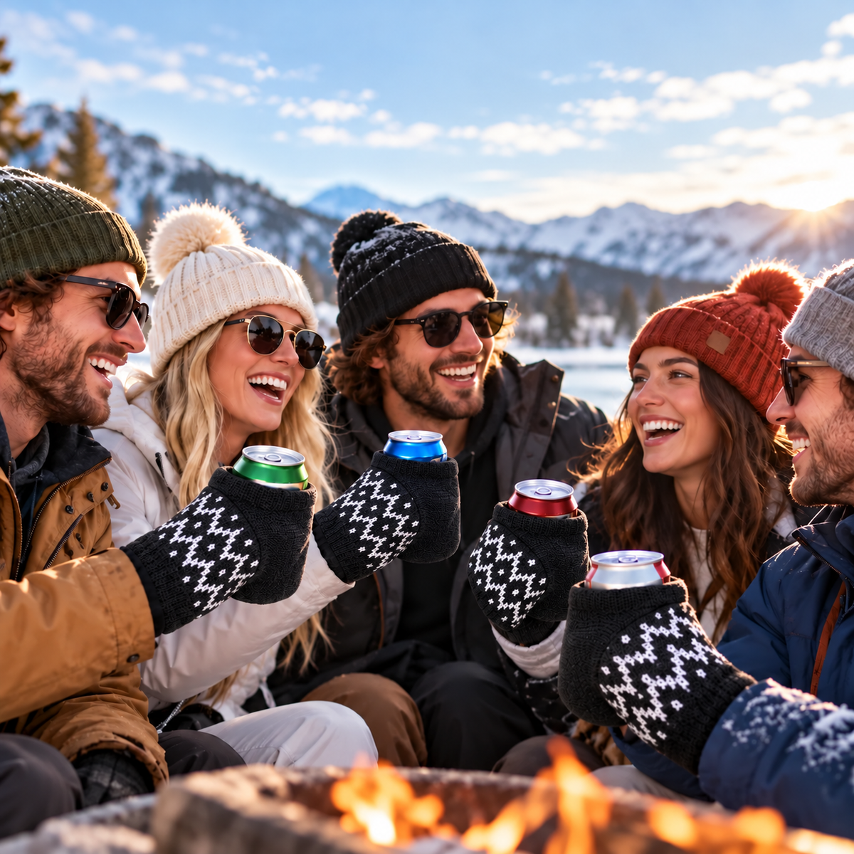 Knitted Beer Glove