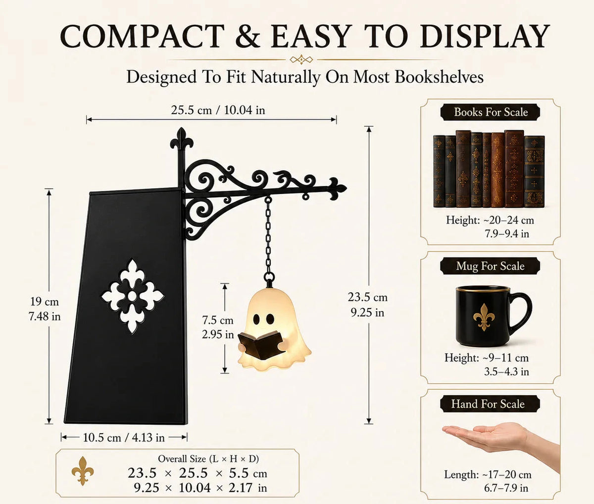 Bookshelf Lighting Lantern