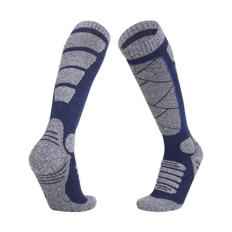 Thick ski socks for long-sleeved sports